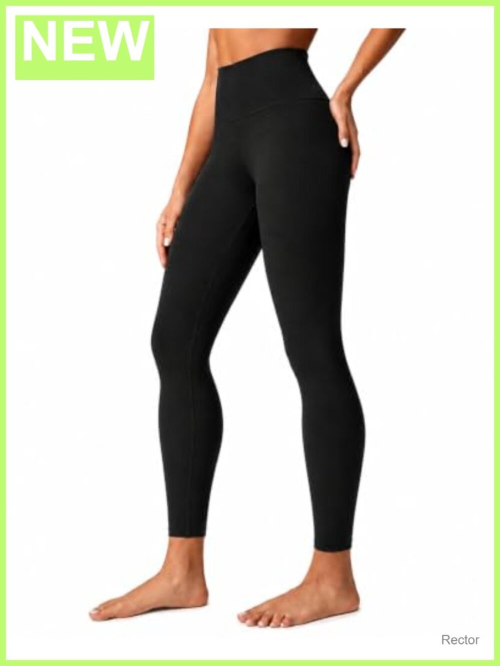 High Waisted Seamless Leggings 25" Inseam Yoga Workout Tummy Control